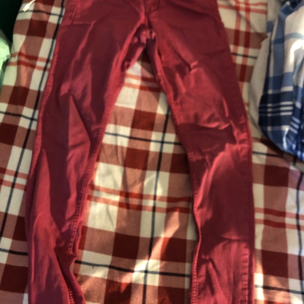 Red H&M Skinny Jeans !!